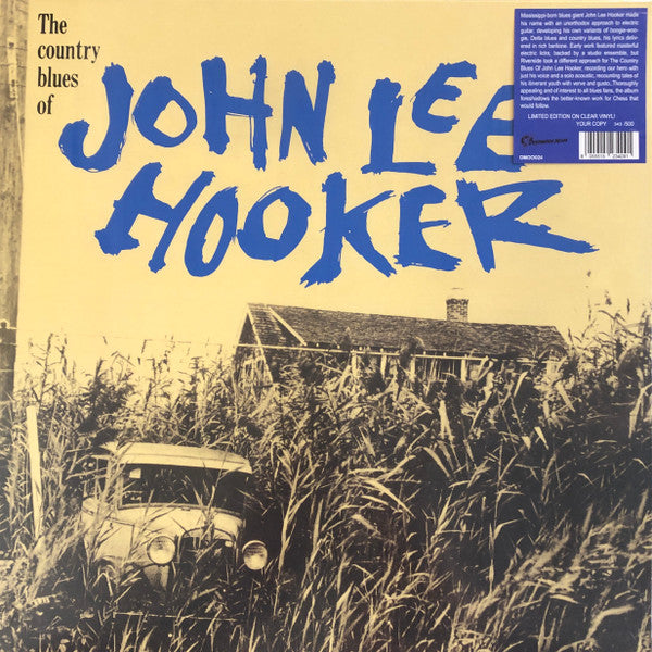 John Lee Hooker – The Country Blues Of John Lee Hooker  Vinyle, LP, Album, Édition limitée, Numéroté, Réédition, Transparent
