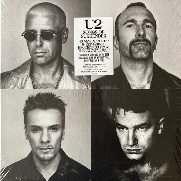 U2 – Songs Of Surrender  4 x Vinyle, LP, Édition de luxe, Édition limitée, Numérotée, Box Set