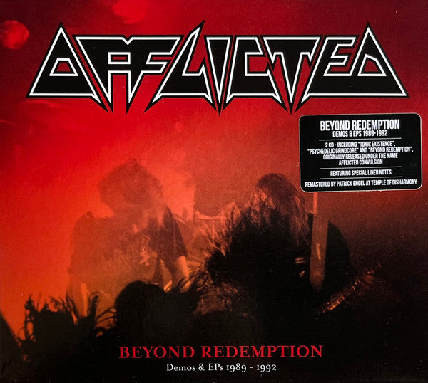 Afflicted – Beyond Redemption (Demos &amp; EPs 1989 - 1992)  2 x CD, Compilation, Remasterisé, Slipcase