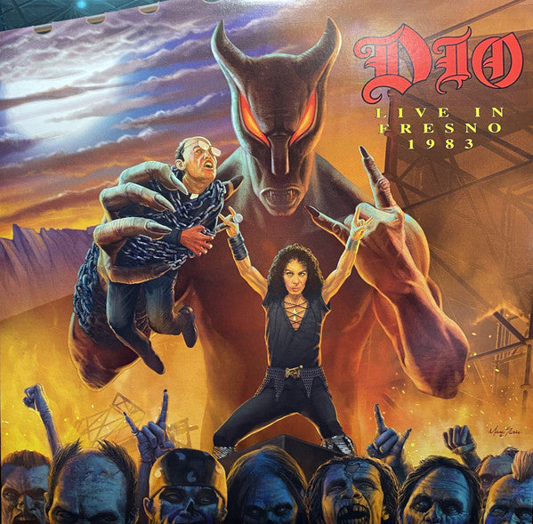 Dio  – Live In Fresno 1983 - 2 x Vinyle, LP, Album, Numéroté, Rouge