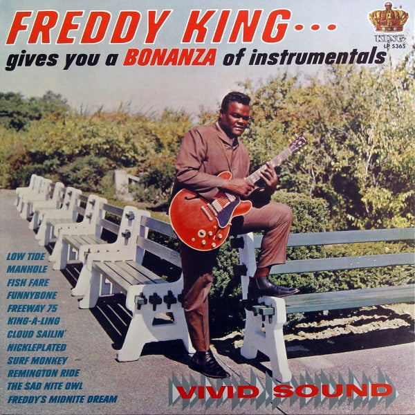 Freddy King – Gives You A Bonanza Of Instrumentals   Vinyle, LP, Album, Réédition, Remasterisé, 180 grammes