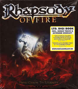 Rhapsody Of Fire ‎– From Chaos To Eternity  CD, Album, Edition limitée, Digibook