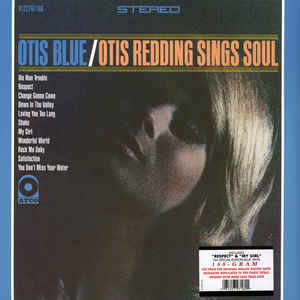 Otis Redding ‎– Otis Blue / Otis Redding Sings Soul  Vinyle, LP, Album, Réédition, Édition spéciale, Stéréo, Bleu, 180 Grammes