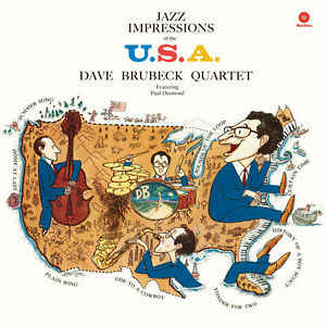The Dave Brubeck Quartet ‎– Jazz Impressions Of The U.S.A.  Vinyle, LP, Mono, Edition limitée, Remasterisé