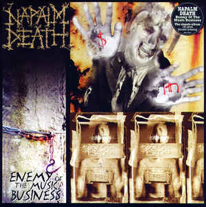 Napalm Death ‎– Enemy Of The Music Business  Vinyle, LP, Album, Réédition