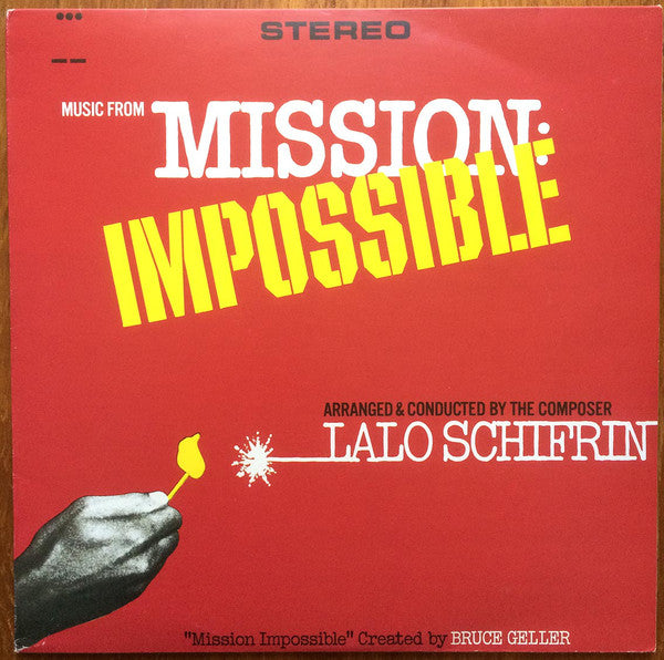 Lalo Schifrin – Music From Mission: Impossible  Vinyle, LP, Album, Réédition, Stéréo