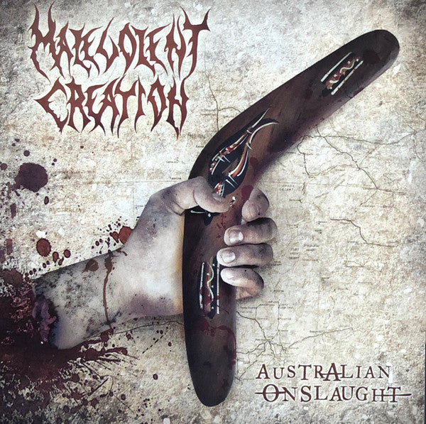 Malevolent Creation – Australian Onslaught 2 x Vinyle, LP, Album, Édition Limitée, Yellow Transparent