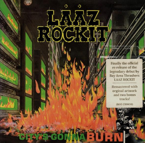 Laaz Rockit – City's Gonna Burn  CD, Album, Réédition, Remasterisé