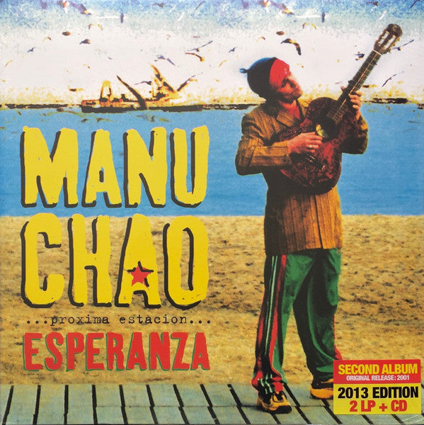 Manu Chao – ...Próxima Estación... Esperanza  2 x Vinyle + CD, LP, Album, Réédition, Gatefold