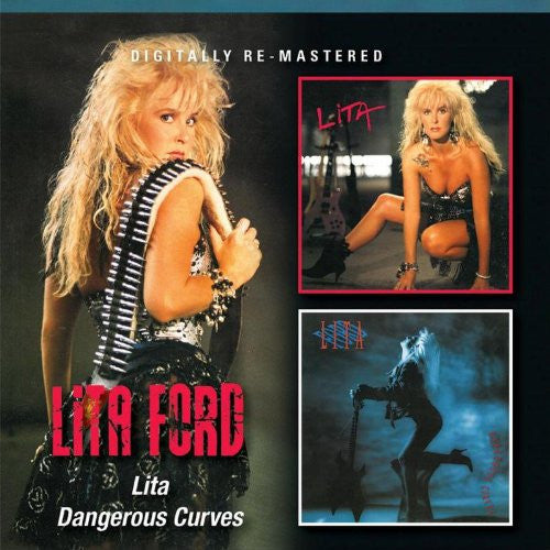 Lita Ford – Lita / Dangerous Curves  2 x CD, Album, Réédition, Compilation, Remasterisé