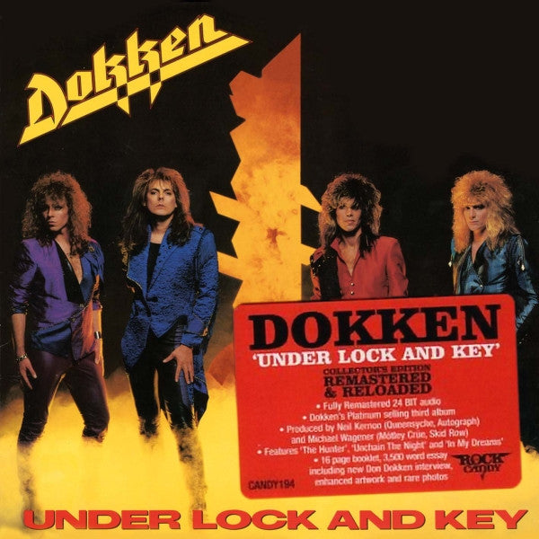 Dokken – Under Lock And Key  CD, Album, Remastérisé, Réédition