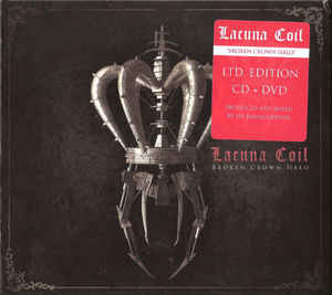 Lacuna Coil ‎– Broken Crown Halo  CD, Album + DVD-Video, NTSC Digipak