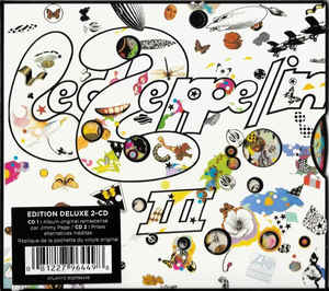 Led Zeppelin ‎– Led Zeppelin III  2 × CD, Album, Édition Deluxe, Réédition, Remasterisé