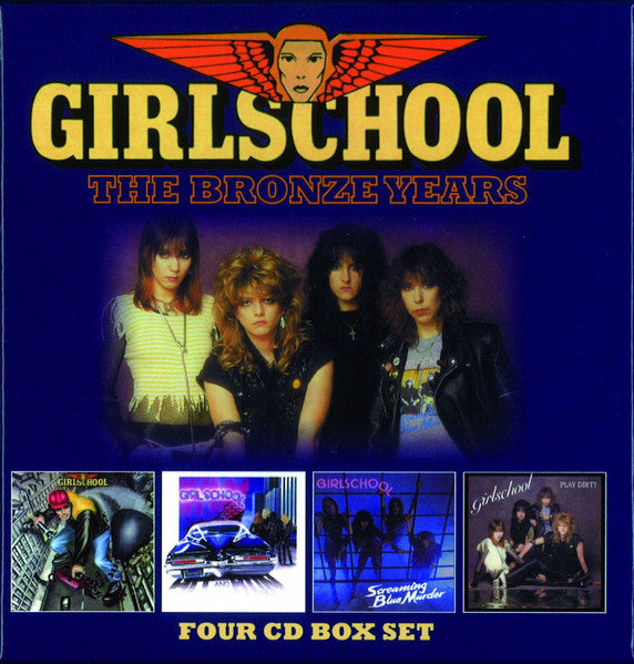 Girlschool – The Bronze Years  4 x CD, Album, Réédition, Remasterisé, Box Set, Compilation