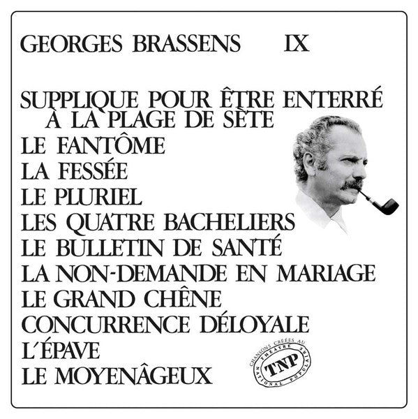 Georges Brassens – IX  Vinyle, LP, Album, Réédition