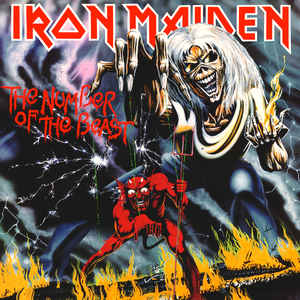 Iron Maiden ‎– The Number Of The Beast  Vinyle, LP, Album, Réédition, 180g