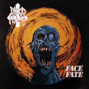 Blood Feast ‎– Face Fate  Vinyle, 12 ", EP, réédition, orange / éclaboussures transparentes