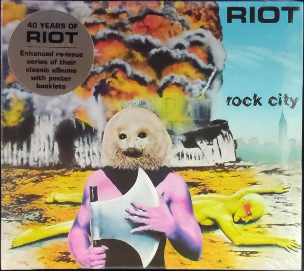 Riot – Rock City  CD, Album, Réédition, Remasterisé, Digisleeve