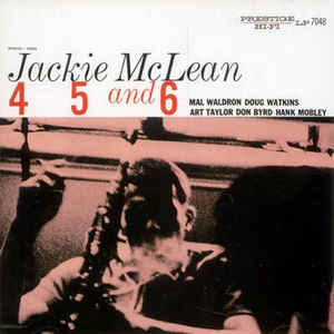 Jackie McLean ‎– 4, 5 And 6  Vinyle, LP, Album, Réédition