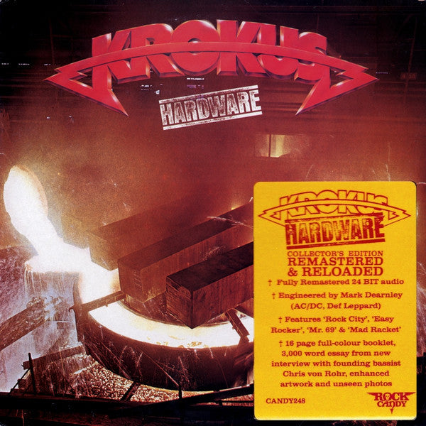 Krokus – Hardware  CD, Album, Réédition, Remasterisé