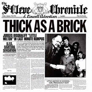 Jethro Tull ‎– Thick As A Brick (The 2012 Steven Wilson Stereo Remix)  CD, Album, Réédition, Remasterisé, Remix