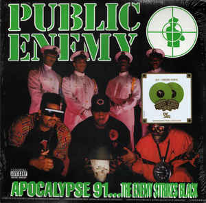 Public Enemy ‎– Apocalypse 91... The Enemy Strikes Black  2 × Vinyle, LP, Album, Réédition, Vert translucide, Gatefold