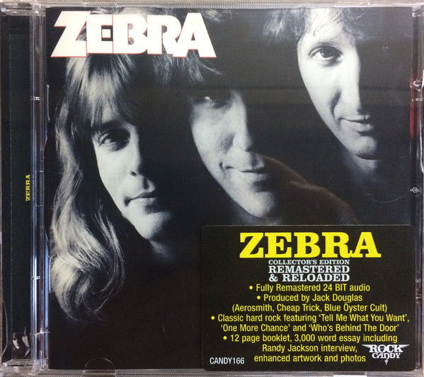 Zebra  – Zebra  CD, Album, Réédition, Remasterisé