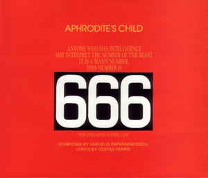 Aphrodite's Child ‎– 666 -  2 × CD, Album, Réédition