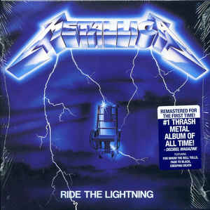 Metallica ‎– Ride The Lightning CD, Album, Réédition, Remasterisé, Mini LP pochette gatefold