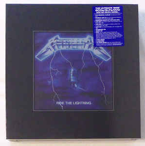Metallica ‎– Ride The Lightning 3 x  Vinyle, LP, Album, Réédition, Remasterisé + 6 x CD, Album, Réédition, Remasterisé + DVD