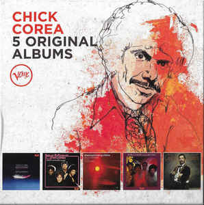 Chick Corea ‎– 5 Original Albums  5 × CD, Album, Réédition Coffret, Compilation