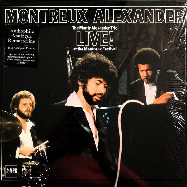 The Monty Alexander Trio – Montreux Alexander - Live! At The Montreux Festival  Vinyle, LP, Album, Réédition, Remasterisé, Stéréo, 180 Grammes