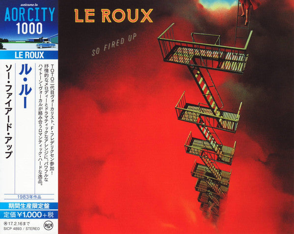 Le Roux – So Fired Up  CD, Album, Édition Limitée, Réédition, Remastérisé