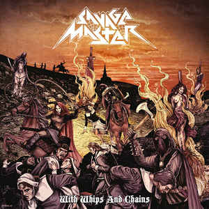 Savage Master ‎– With Whips And Chains Vinyle, LP, Album, Edition limitée, Repress,  Violet translucide