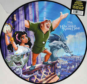 Artistes Divers  ‎– Songs From The Hunchback Of Notre Dame  Vinyle, LP, Picture Disc, Réédition, 180 Grammes