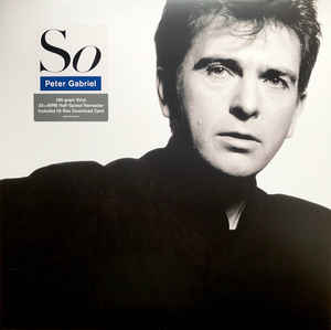 Peter Gabriel ‎– So  Vinyle, LP, Album, Réédition, Remasterisé, 180g