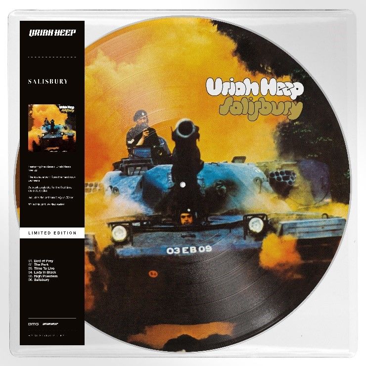 Uriah Heep – Salisbury  Vinyle, LP, Album, Édition Limitée, Réédition, Picture Disc