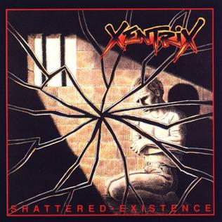 Xentrix – Shattered Existence  Vinyle, LP, Album, Édition limitée, Numéroté, Réédition, Rouge translucide