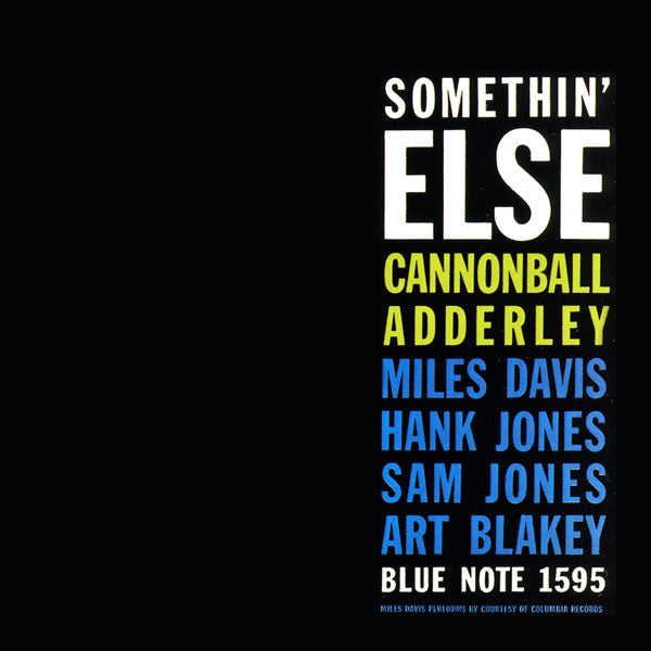 Cannonball Adderley – Somethin' Else Vinyle, LP, Album, Réédition, Remasterisé, Stéréo, 180g