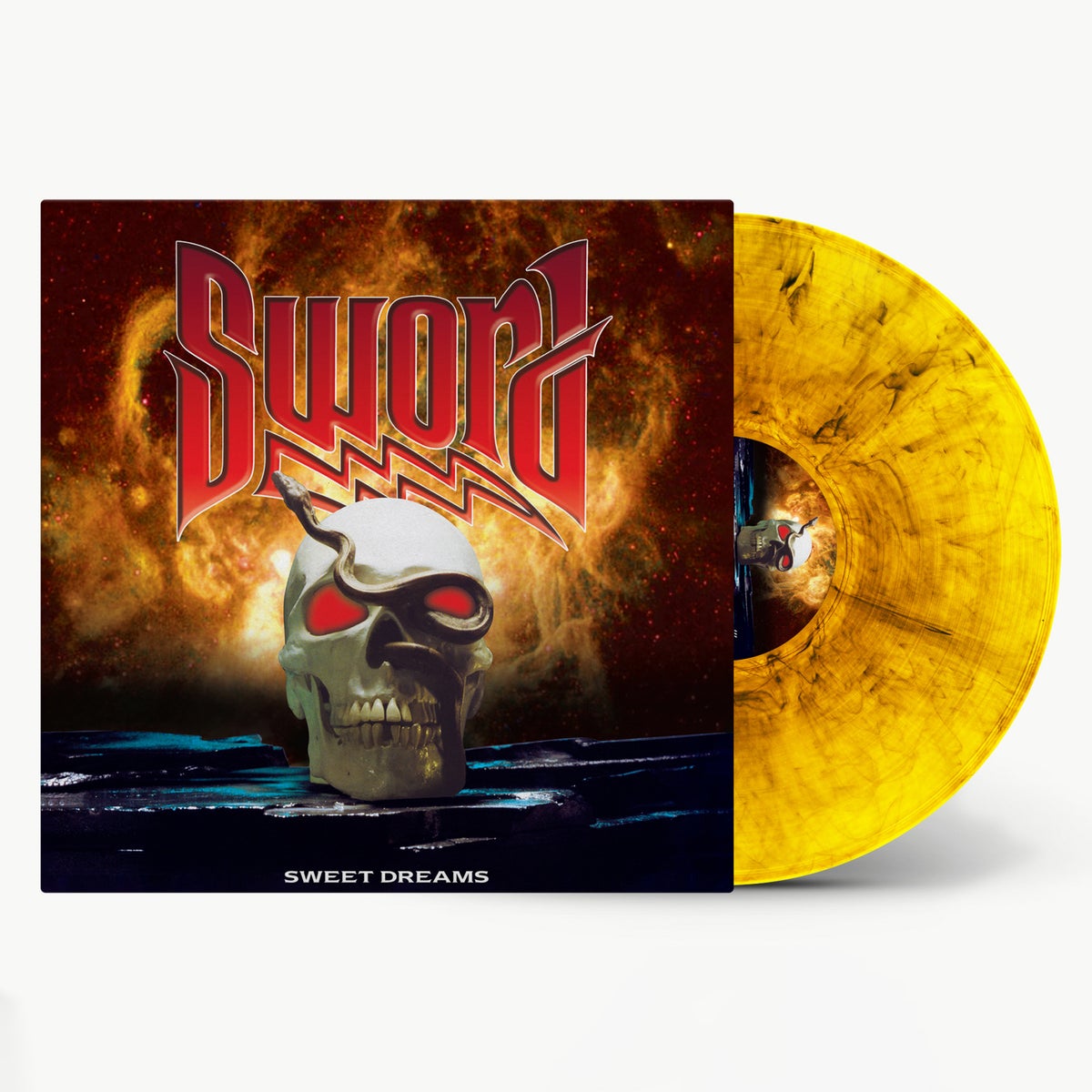 Sword  – Sweet Dreams  Vinyle, LP, Album, Réédition, Gold With Black Specs