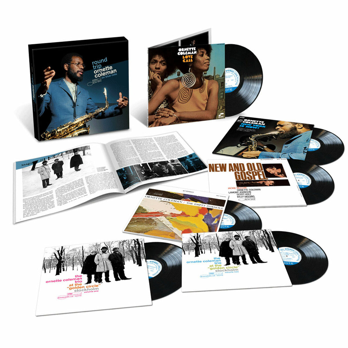 Ornette Coleman - Round Trip: The Complete Ornette Coleman  6 x Vinyle, LP, Réédition, Remasterisé, 180g