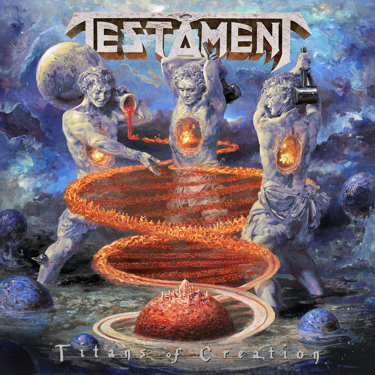 Testament – Titans Of Creation  2 x Vinyle, LP, Album, Édition Limitée, Orange