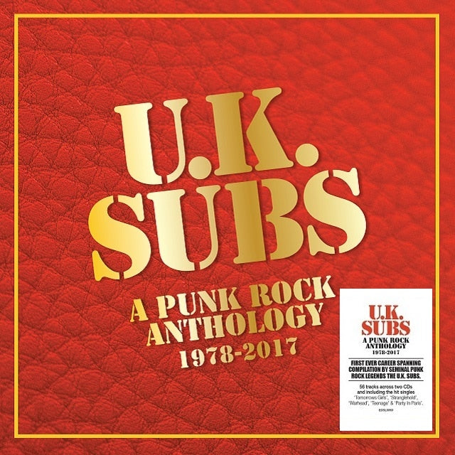 U.K. Subs - A Punk Rock Anthology 1978-2017  2 x Vinyle, LP, Compilation, Rouge et Jaune
