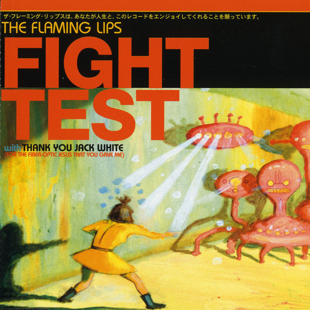 The Flaming Lips – Fight Test Vinyle, EP, Réédition, Ruby Red