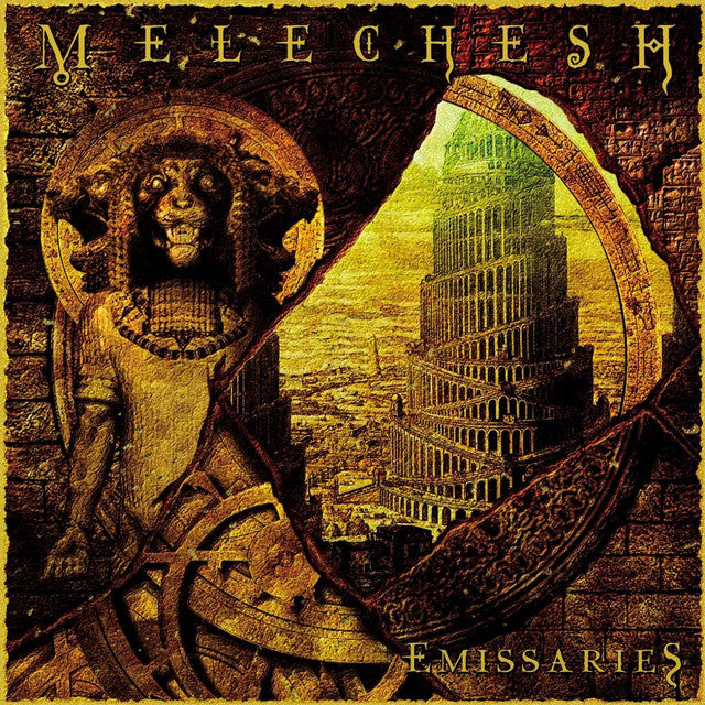 Melechesh – Emissaries  Vinyle, LP, Album, Édition Limitée, Réédition, Yellow & Black Marble