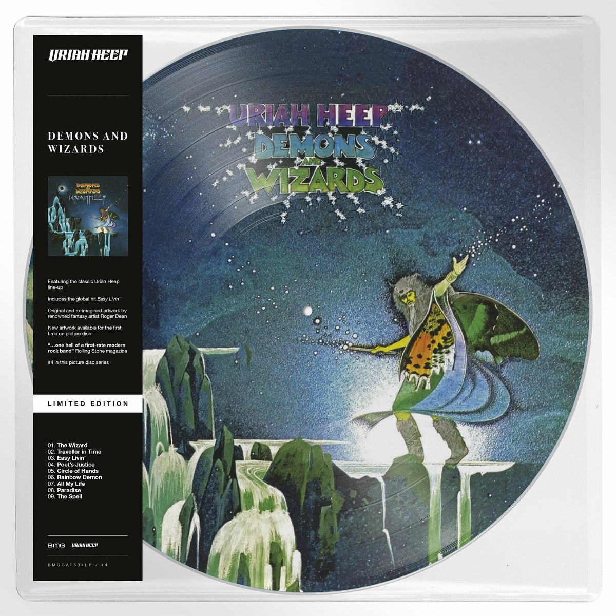 Uriah Heep – Demons And Wizards  Vinyle, LP, Album, Picture Disc, Réédition