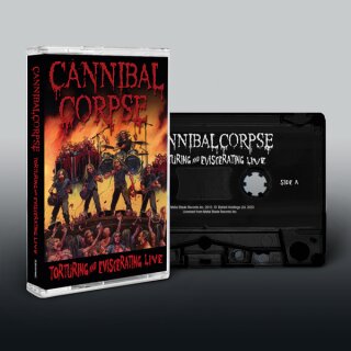 Cannibal Corpse - Torturing And Eviscerating Live  Cassette, Album, Réédition