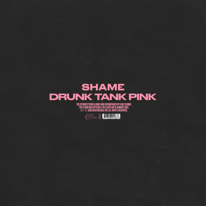 Shame – Drunk Tank Pink  2 x Vinyle, LP, Album, Édition Deluxe, Édition Limitée, Crystal Clear