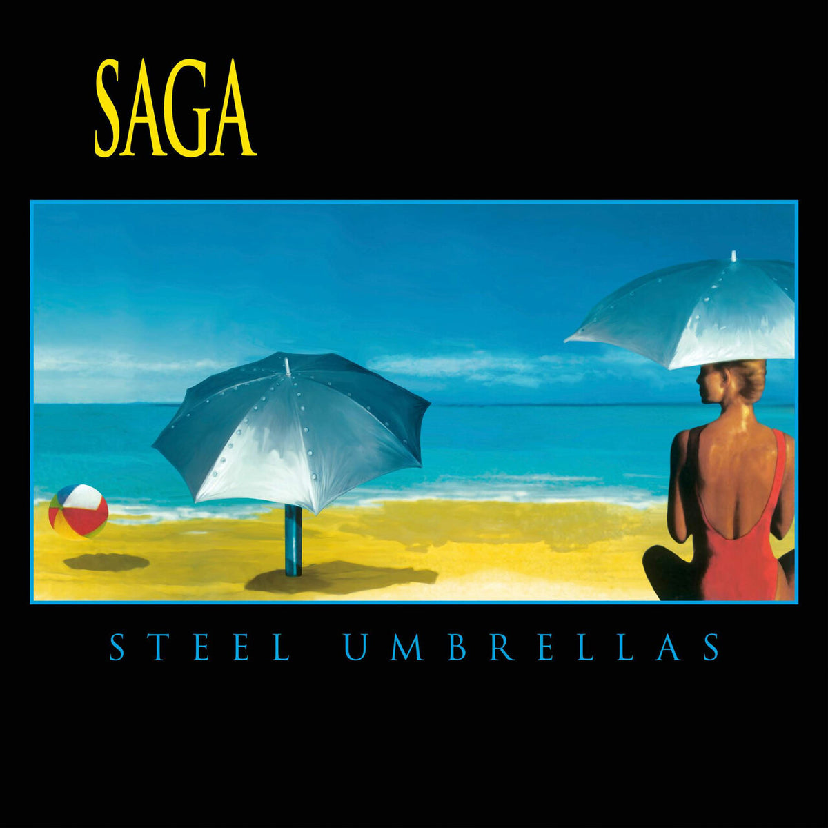 Saga  – Steel Umbrellas Vinyle, LP, Album, Réédition, Remasterisé, Stéréo, 180g