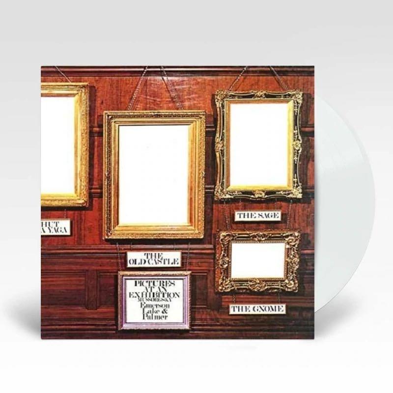 Emerson, Lake &amp; Palmer – Pictures At An Exhibition  Vinyle, LP, Album, Réédition, Blanc, Gatefold
